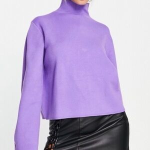& Other Stories Lavender Turtleneck Sweater
